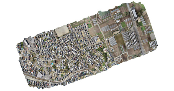 ICT・情報システム 高解像度のオルソ画像 興和測量設計