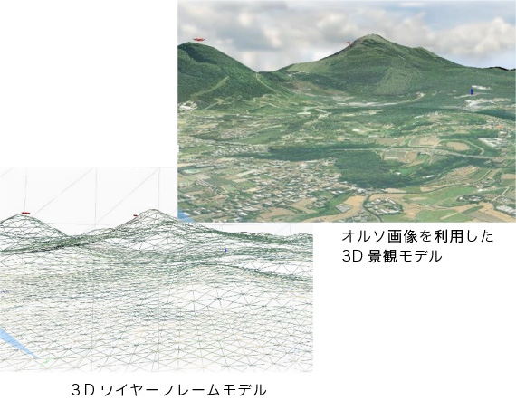 ICT・情報システム 3Dワイヤーフレームモデル 興和測量設計