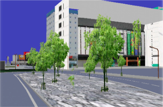 ICT・情報システム 道路設計の3Dモデル 興和測量設計