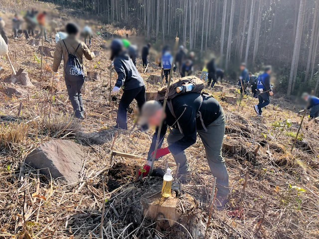第25回「NPO21.くまもと金峰・有明環境会議記念植樹」に参加しました